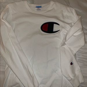 Men’s Champion tee. Long sleeve